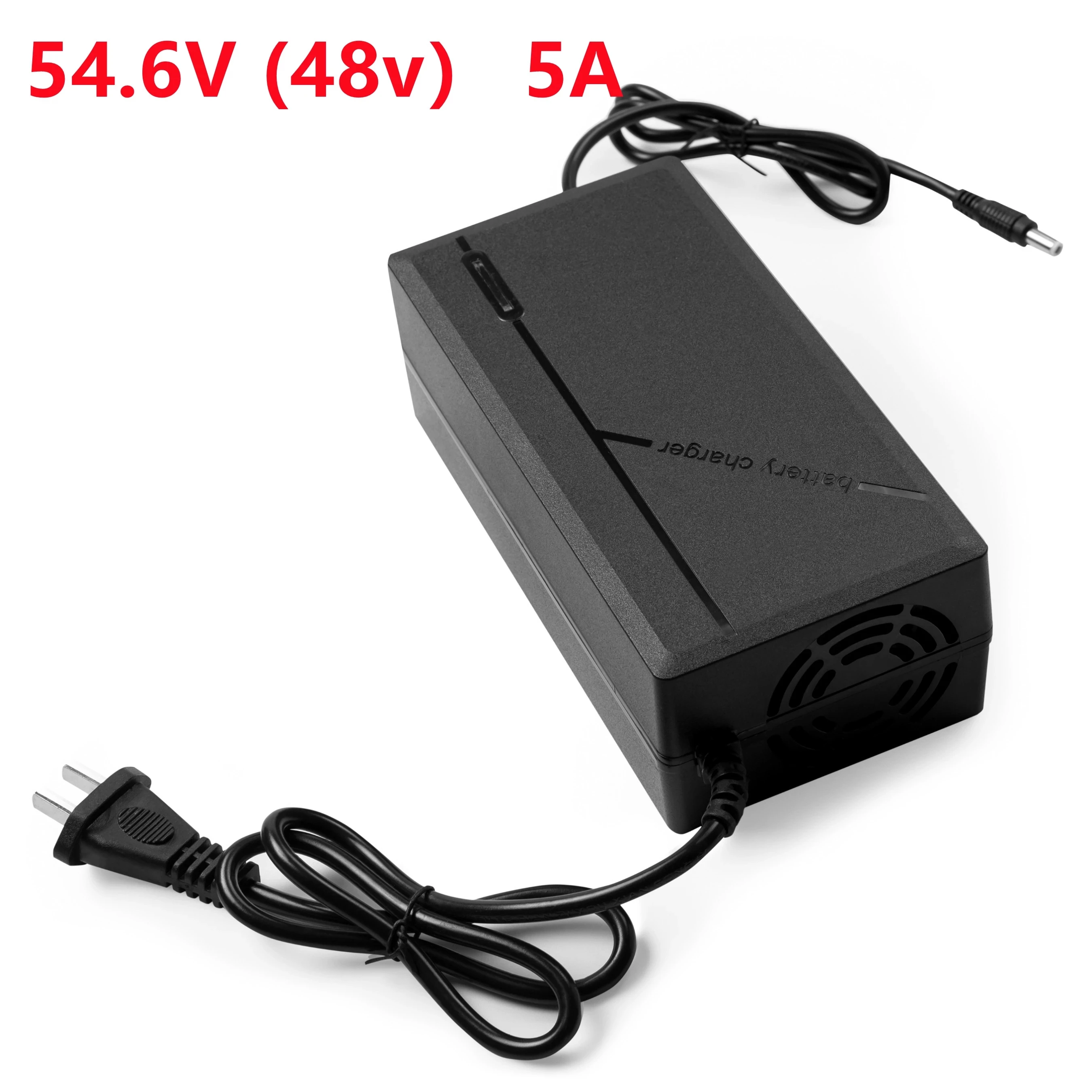 

54.6v 5a Battery Charger Bike 48v Lithium 48 volt li-ion 54.6v 5A Smart Intelligent For 10Ah 15Ah 48v 20ah Battery Charger 13s