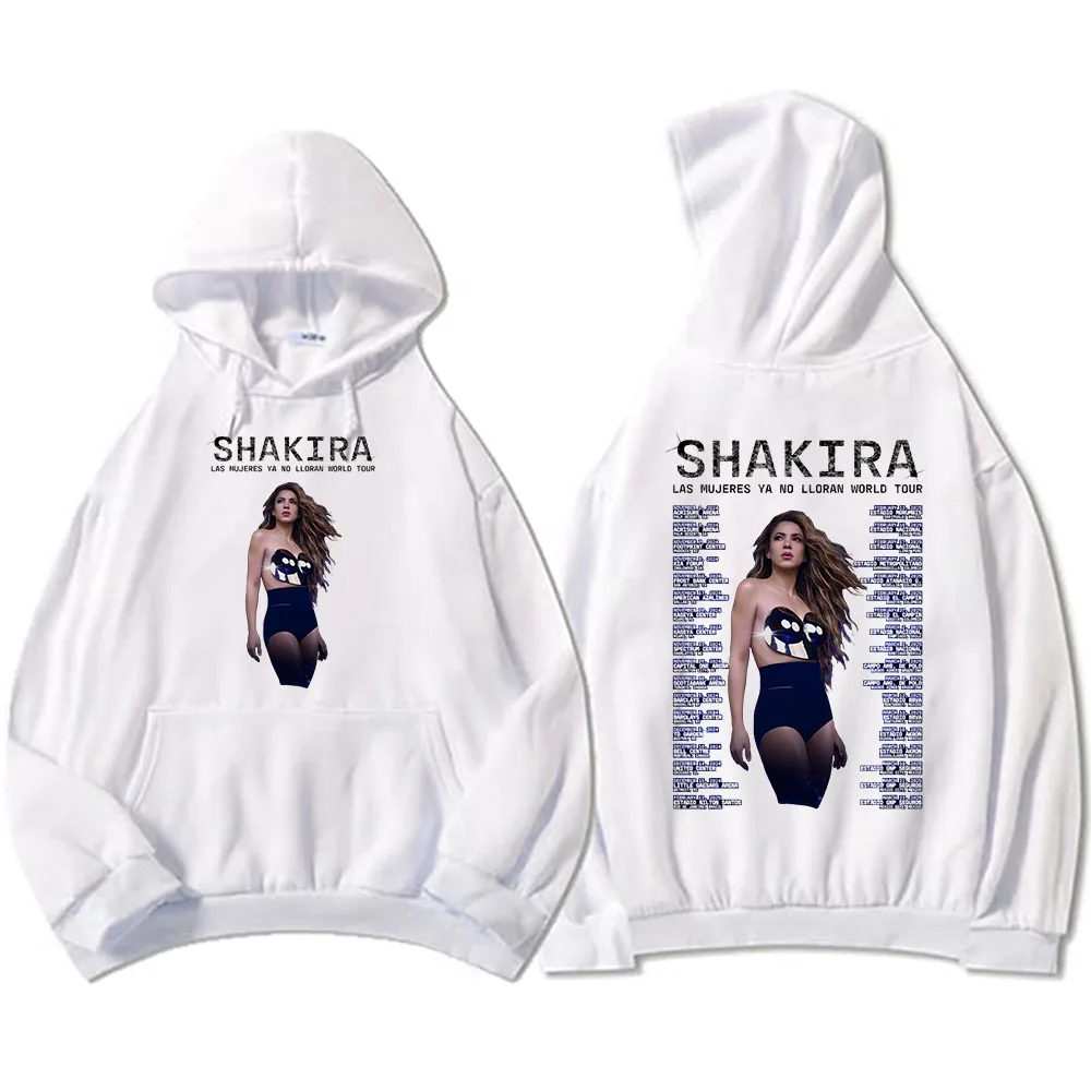 Shakira Las Mujeres Ya No Lloran World Tour 202 толстовки с капюшоном унисекс уличная одежда зимняя