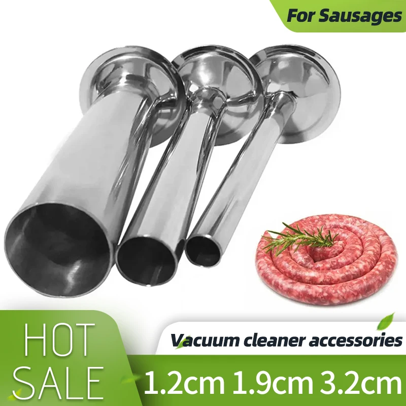 

Набор трубок для начинки мясорубки из нержавеющей стали 3 шт.