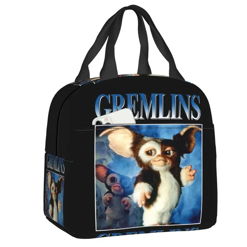 

Винтажная изолированная сумка для ланча Gremlins для лагеря, дорожная вещица в стиле 80-х фильмов Mogwai, монстр, герметичная, охлаждающая Термосумка