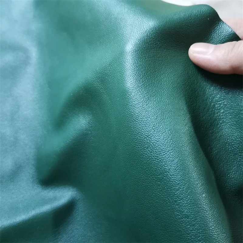 0 5 мм/0 7 мм зеленая желтая овчина. Кожа первого слоя. Ткань из натуральной кожи.