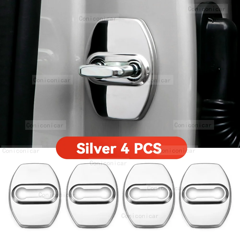 

Для CHERY JAECOO J7 2023 2024 аксессуары Автомобильный Дверной замок Защитная Крышка Эмблемы искусственная защита для украшения из нержавеющей стали