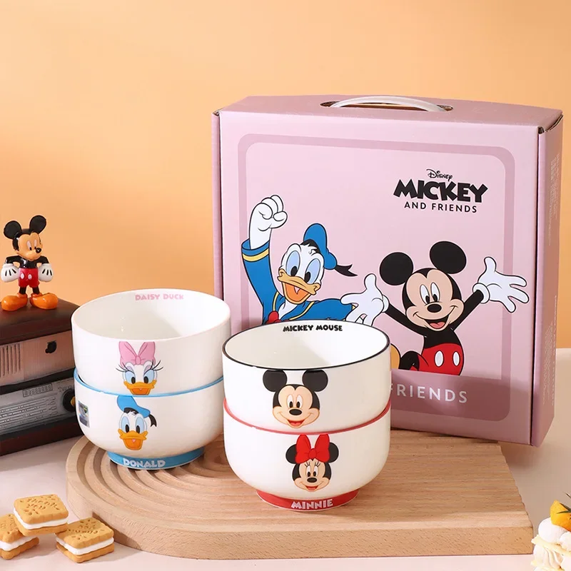 Disney Le Selection Series Ceramic Tableware 4.5-inch Household Rice Bowl Cartoon Children's