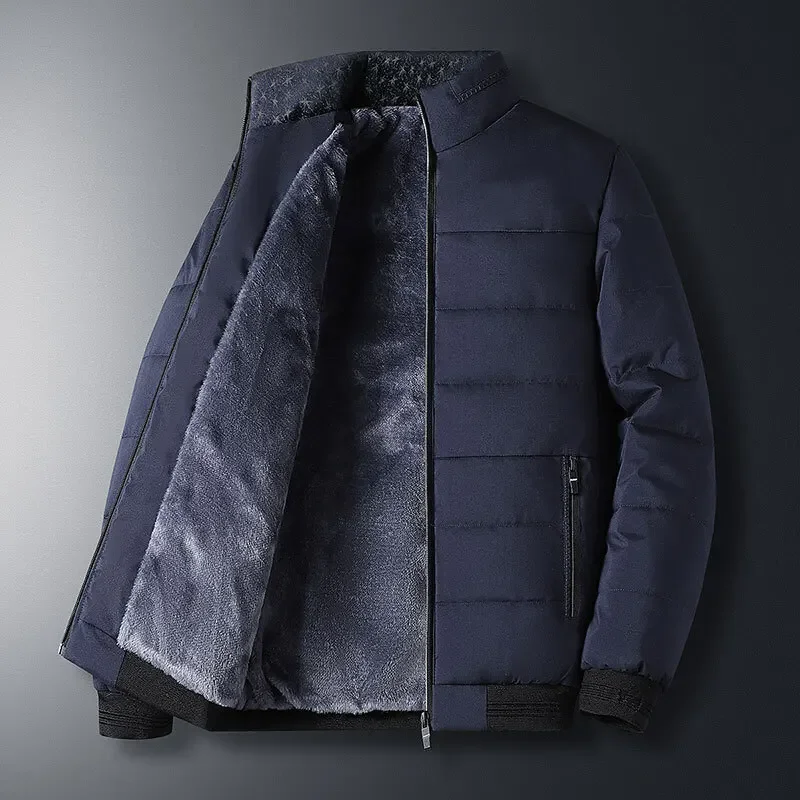 Новое поступление осенне-зимнее теплое хлопковое пальто с воротником-стойкой