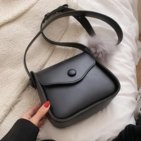 mini pu leather flap crossbody bags for women 2022 winter handbag solid color shoulder bag ladies handbags and purses