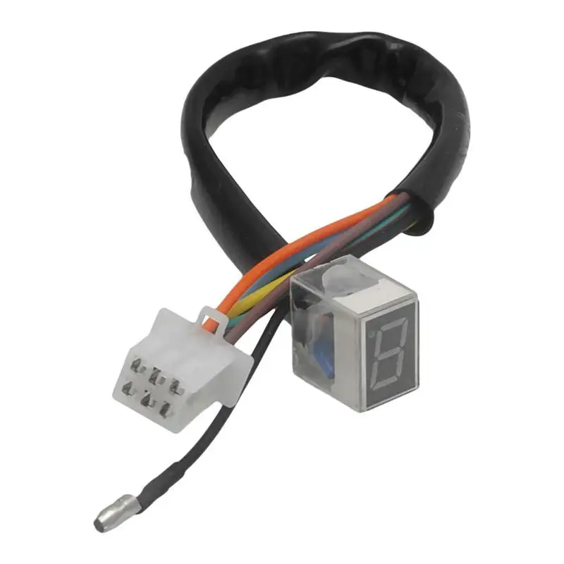 

Motorcycle Gear Indicator Speed Gear Display Indicator With Color Wire Motorcycle Display Shift Lever Sensors For Outdoor Riding
