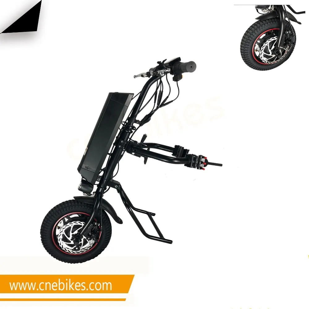 

CNEBIKES Best Selling 12" electric wheelchair trike handcycle hand bike with 11.6ah import battery for disabled people