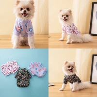 new disney dog clothes fashion camouflage print puppy jacket thin cotton spring summer pet clothes xs xxl mickey mouse
