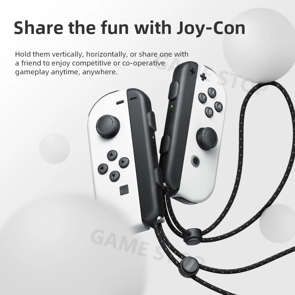 Комплект видеоигр Nintendo Switch OLED 7 дюймов белый синий и красный |