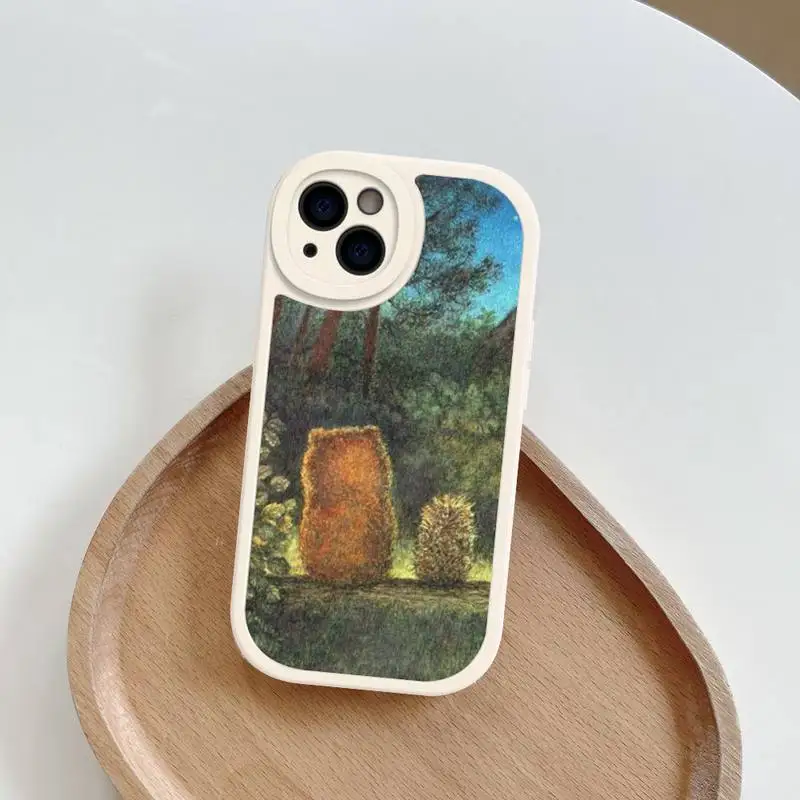 Hedgehog in the fog Phone Case Hard Leather For iPhone 14 13 12 Mini 11 14 Pro Max Xs X Xr 7 8 Plus