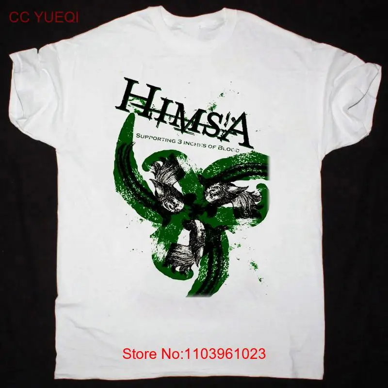 Новый логотип группы Himsa подарок для фаната белая рубашка всех размеров AH1821