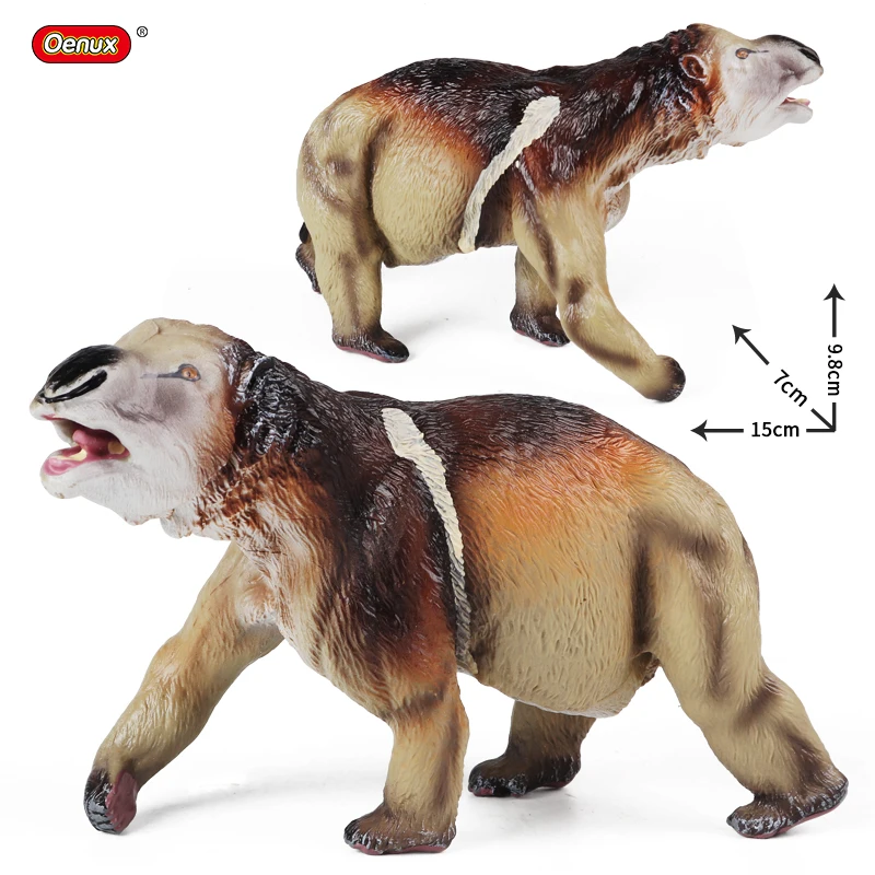 

Oenux New Ancient Wild Animals Model Figurines Diprotodon Action Figures PVC High Quality Home Decoration Halloween Gift Kid Toy