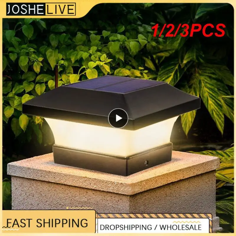 

1/2/3PCS T-SUNRISESolar Light Fence Light IP65 Outdoor Solar Lamp For Garden Decoration Gate Courtyard Cottage Solar Lamp