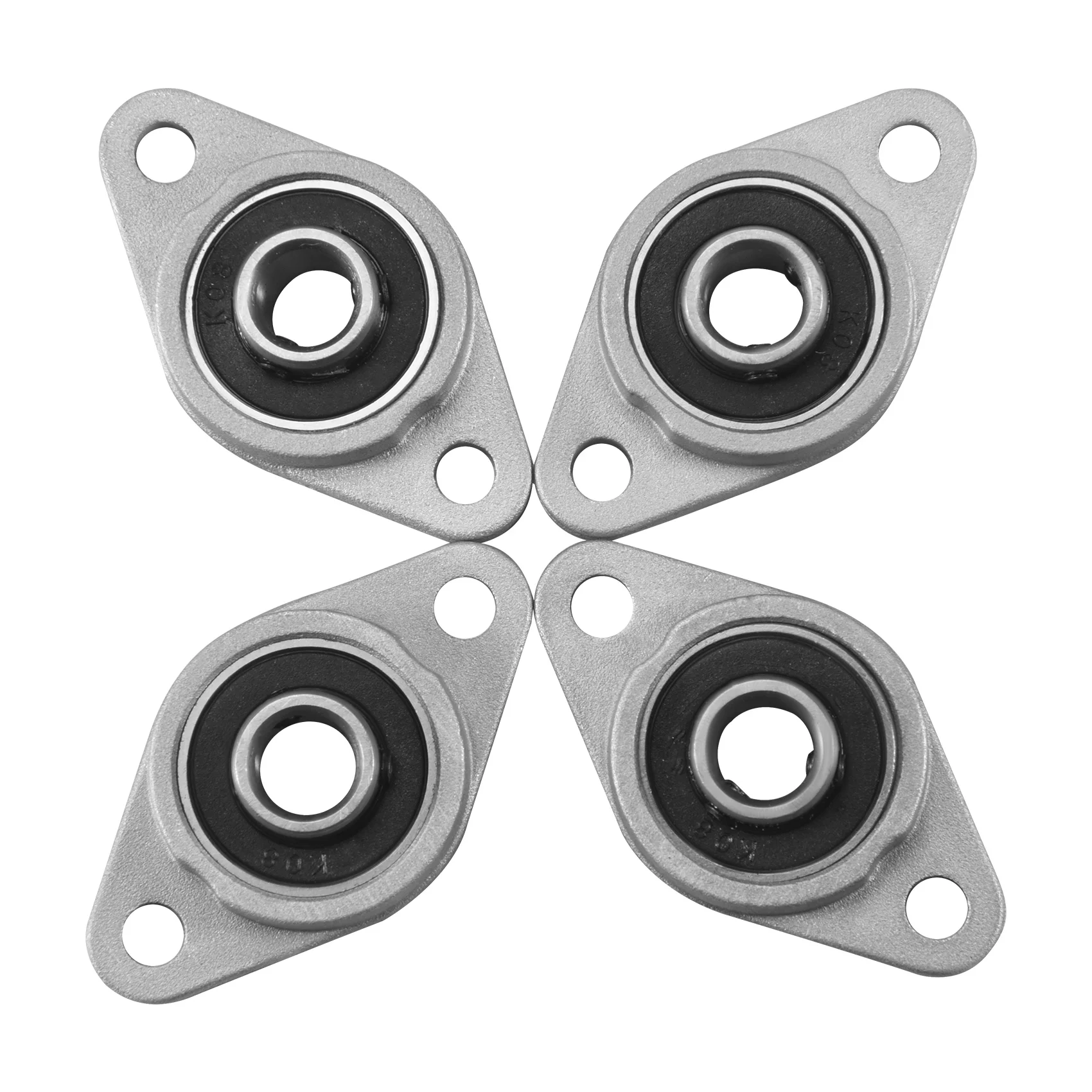 4 шт. Kfl08 опорный подшипник диаметром отверстия 8 мм из цинкового сплава