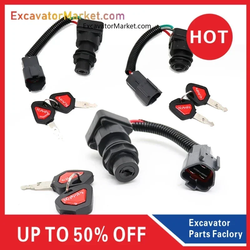 Запчасти для экскаватора Kubota U20 U25 U15 U30 Kx155 163 175 универсальный переключатель