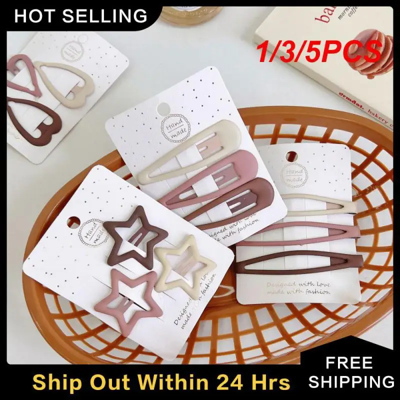 

1/3/5PCS Headwear Wholesale Hairpin Without Trace Cute Hair Accessories Droplet Hairpin Fashion Creative Popular