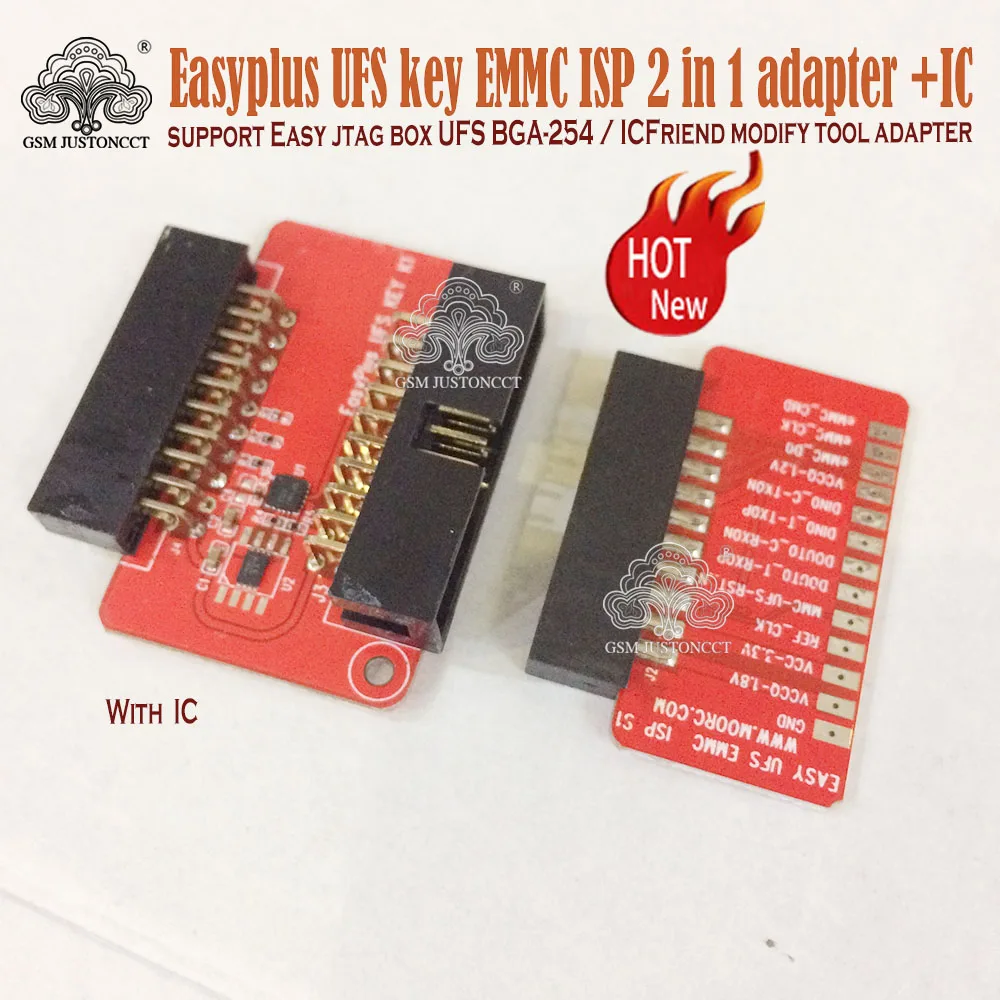 

Адаптер Easy plus UFS key EMMC ISP 2 в 1 с поддержкой IC