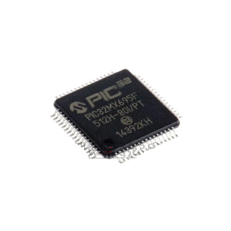 

New original PIC32MX695F512H-80V PT package QFP64 microcontroller chip
