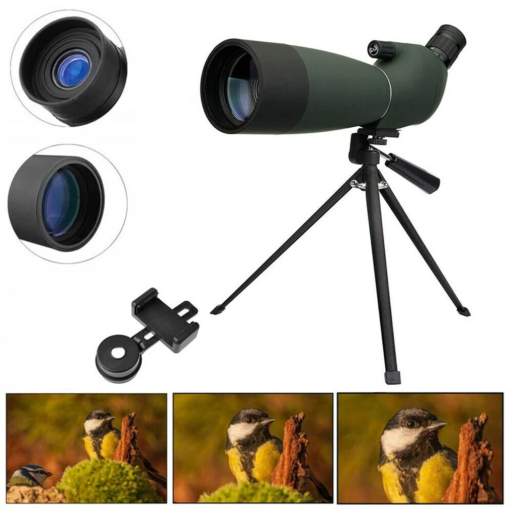 

25-75x70 Birdwatching Monocular Outdoor Hunting Camping Hiking Single-tube Telescope with Tripod