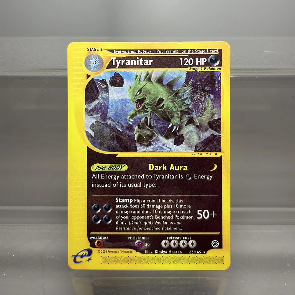 Прокси-карты PTCG Charizard Gengar Tyranitar игровые коллекционные карты Пикачу одиночные из