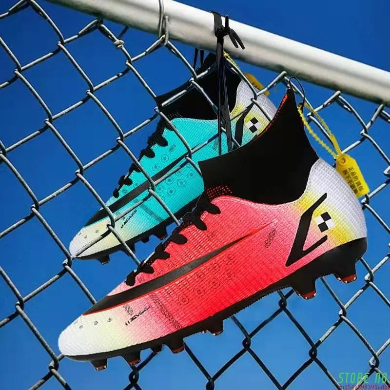 

High Quality Football Boots Same C.Ronaldo American Soccer Shoes Assassin Non-slip Chuteira Campo TF/AG Futsal Training Sneaker