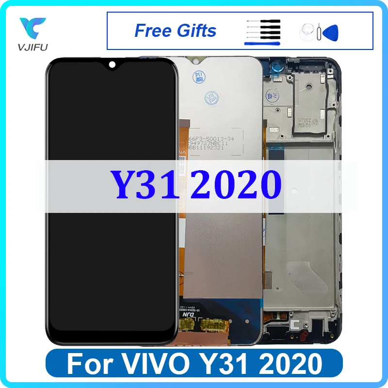 Оригинальный экран 6,58 дюйма для VIVO Y31 2020 V2036, ЖК-дисплей кодирующий преобразователь сенсорного экрана в сборе, экран с дигитайзером в сборе, замена, ремонт телефона, 100% протестирован