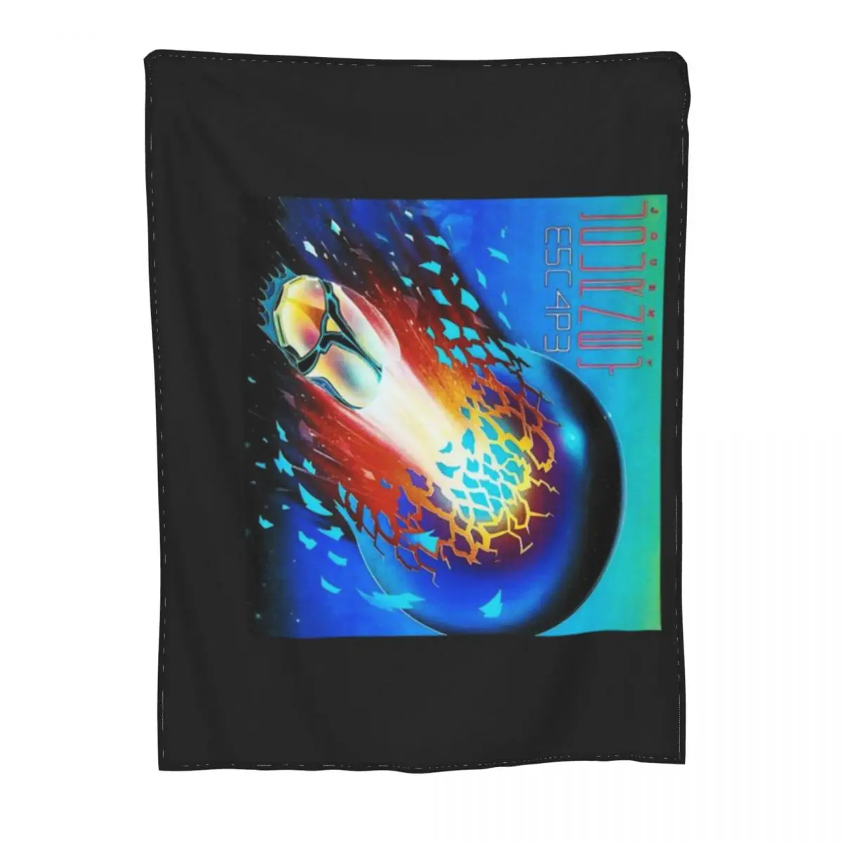 Одеяло из ультрамягкого микрофлиса Journey Band Escape Oranye