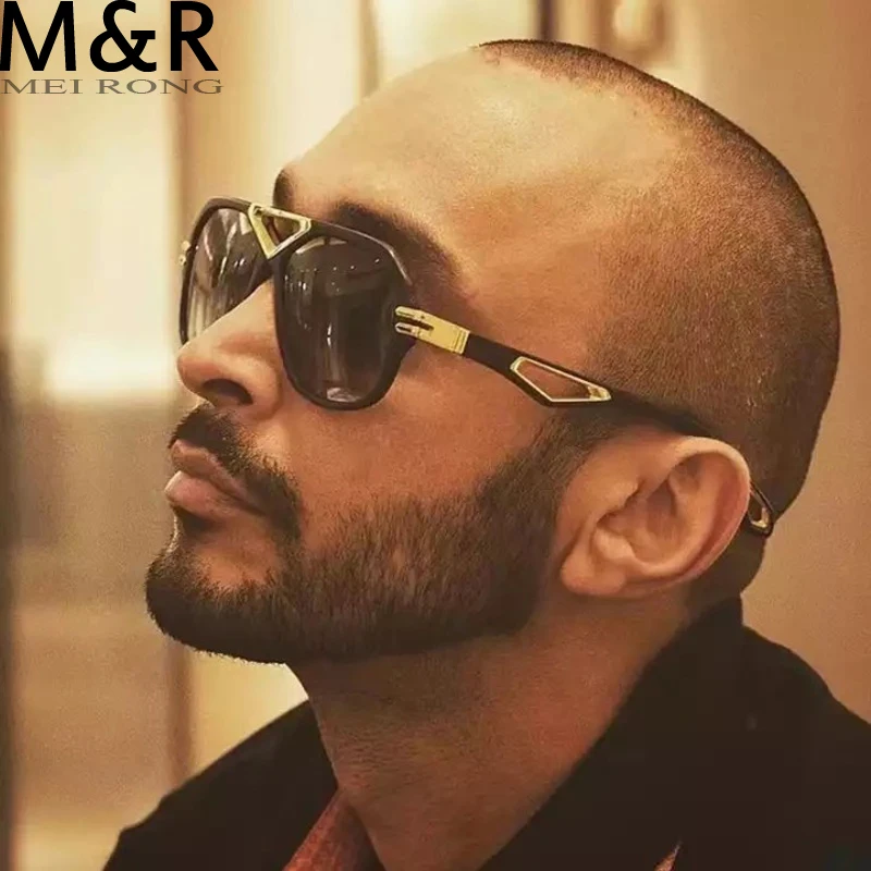 

Retro Sunglasses For Men 2022 Fashion Frame Glasses UV400 Vintage Tide Luxury Square Women Sunglasses Oculos De Sol Masculino
