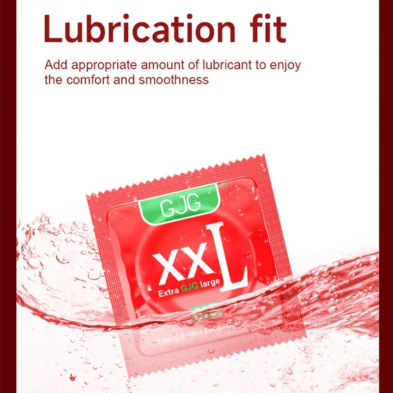 Ультратонкие презервативы Etra 65 мм большого размера для мужчин размер XXXL