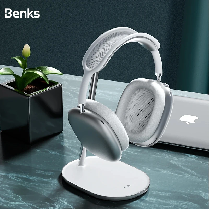 Металлический держатель для наушников Benks для Apple AirPods Max, Sony, Bose, наушники с активным шумоподавлением, подставка для беспроводных наушников