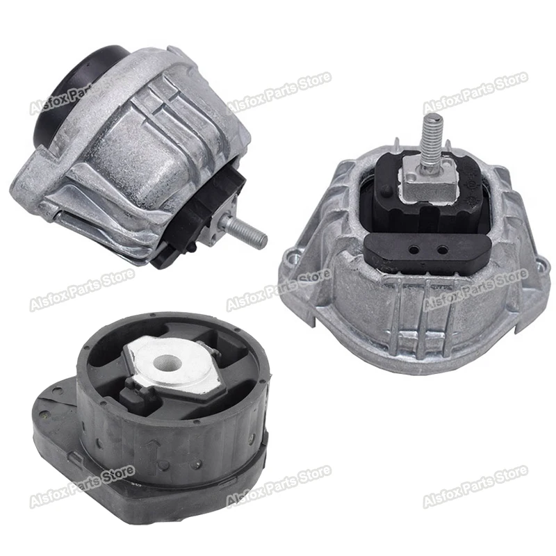 

For BMW 335xi Turbo 330xi 3.0L Front Left Right Engine And Transmission Mount Bracket Support 3PCS 22116760330 22316773125
