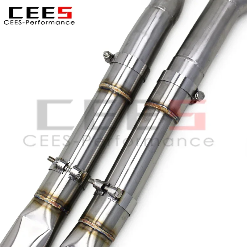 Cees выхлопная труба в сборе для BMW M8 F91/F92/F93 4 4T 2017-2023 система глушителя Valvetronic из