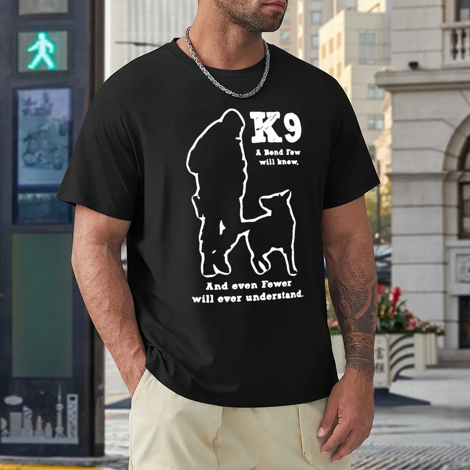 

K9 Rescue Unit Security German Shepherd Fireman Police Military T Shirts Men Shirt Fashion Clothes Graphics Sweatshirt 100% Cot