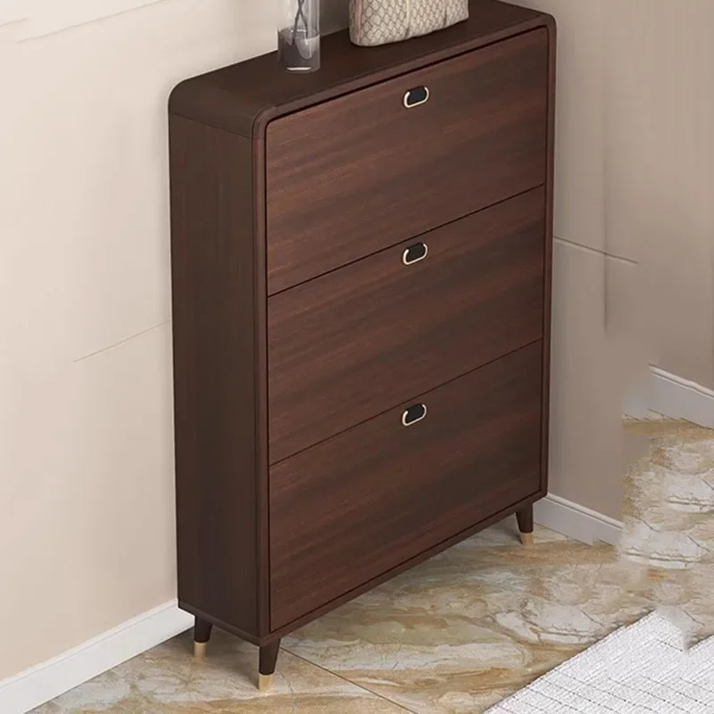 

Designs Door Shoe Cabinets Wooden Vintage Drawer Dust Proof Shoe Cabinets Vertical European Zapateros Entrance Hall Furniture