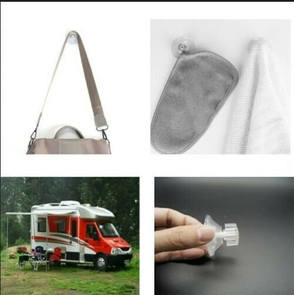 20 шт. прозрачные держатели на присосках