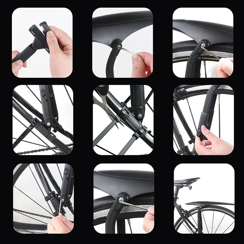 Регулируемое крыло для внедорожного велосипеда с телескопическими функциями.