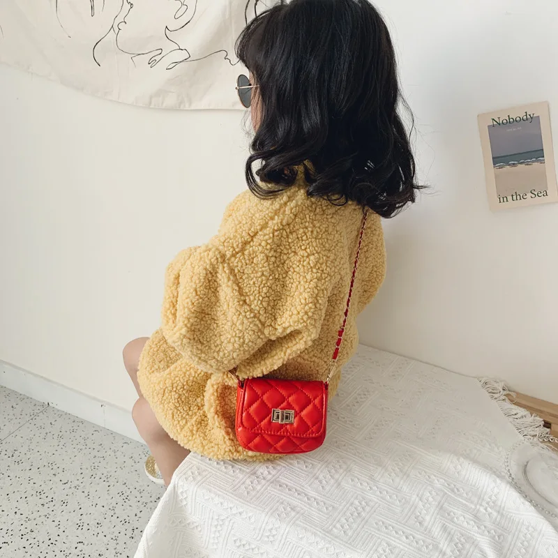 Mini Crossbody Bags for Children Fashion Designer Branded Coin Purses and Handbags Pu Leather Shoulder Messenger Bag