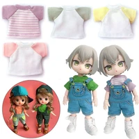 high quality accessories for ob11 doll for 112bjd doll doll causal wear doll t shirt doll shirts fashion doll clothes