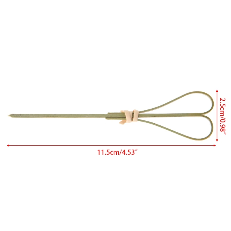 Y1UB 50 шт. одноразовые бамбуковые палочки для коктейлей зубочистки коктейльные