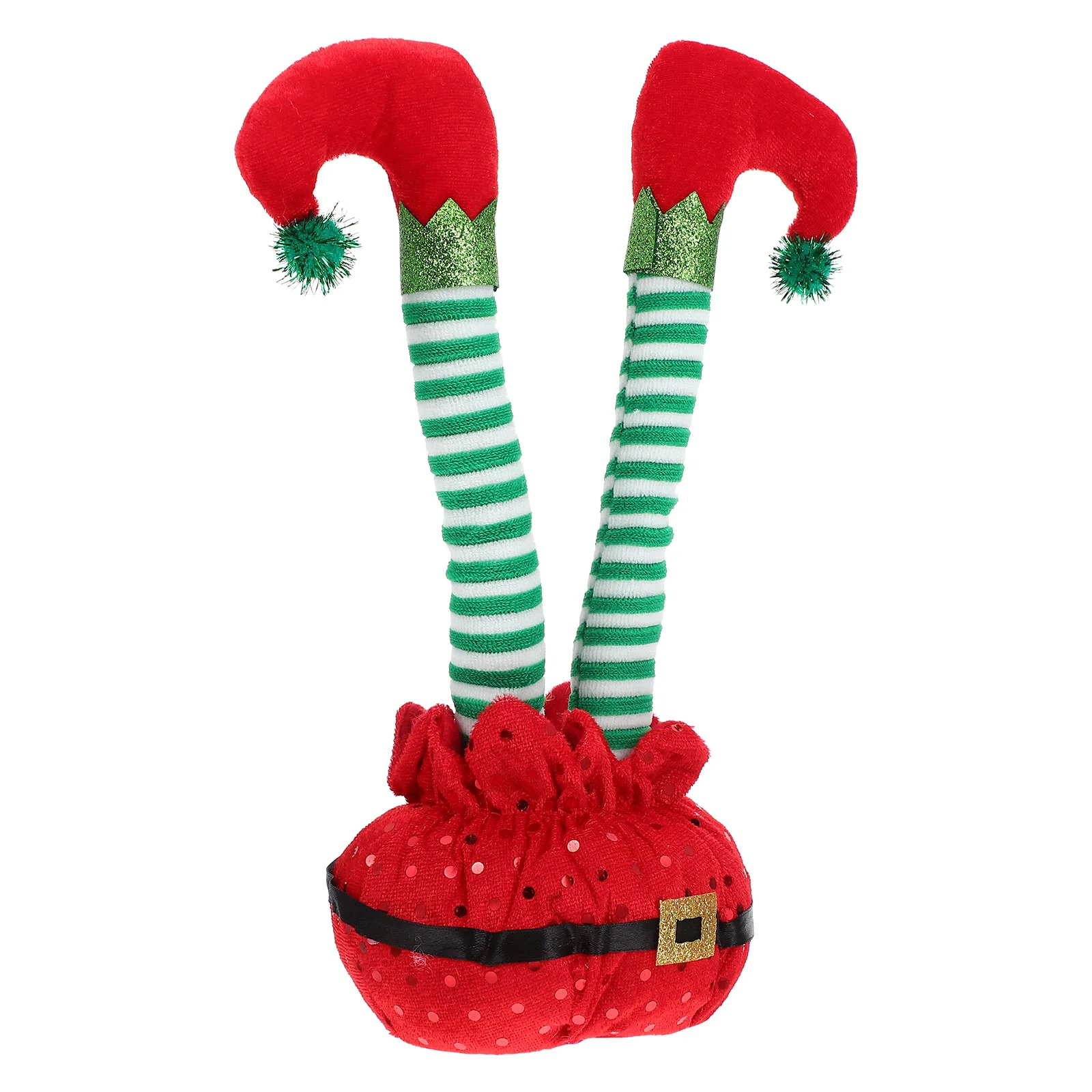 

Christmas Themed Design Elf Leg Ornament Desktop Decoration Christmas Supplies