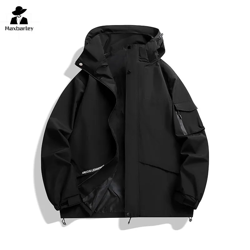 Куртка с несколькими карманами для мужчин и женщин весенне-осенняя повседневная