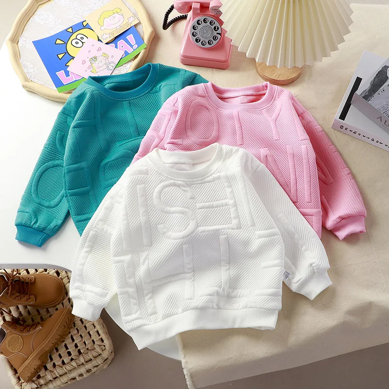 

Baby Clothes Kids Cartoon Costume Tee Tops Shirts for Girl Boy Autumn Winter Warm Baby Hoodis Toddler Sweatsuit Clothing