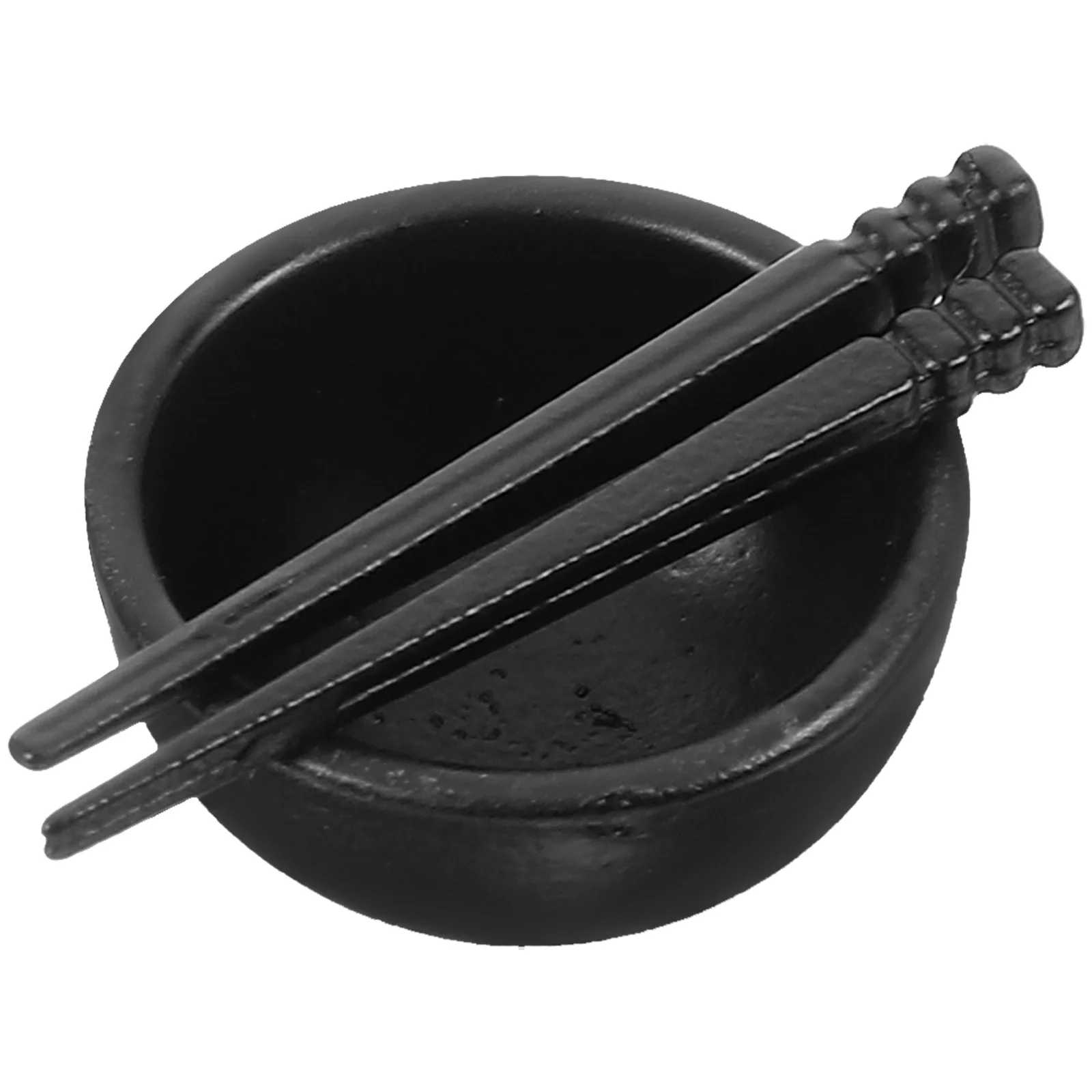 

1 Set Miniature Bowl Model Mini Chopstick Decor Mini House Tableware Mini House Layout