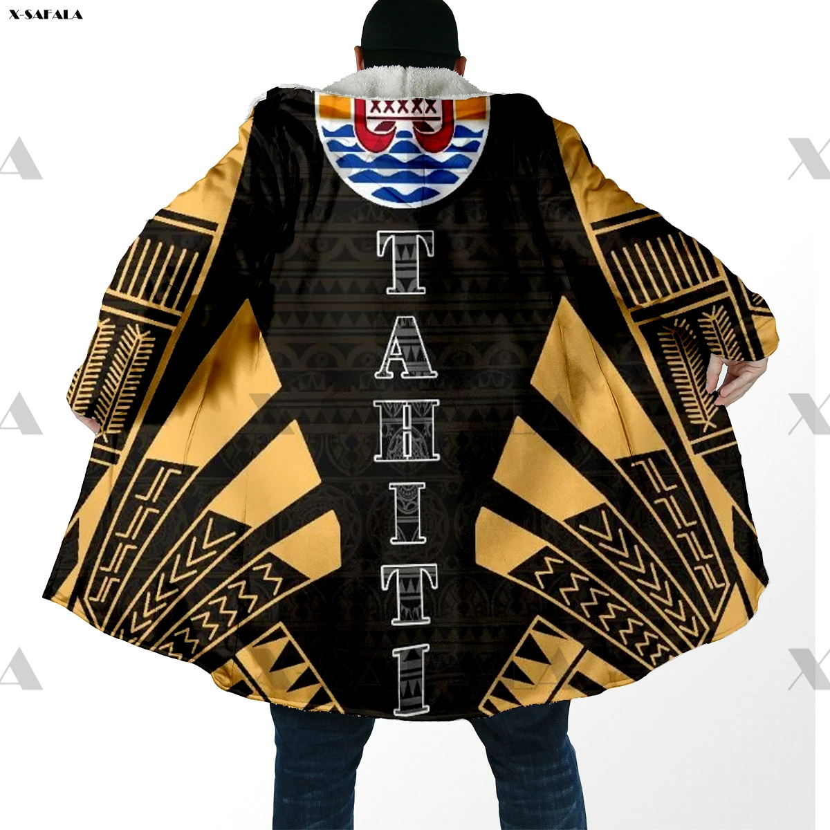 

Tahit полинезийская толстовка с 3D-принтом татуировки длинное пальто с капюшоном плащ толстая пуховая куртка парки верхняя одежда хлопковые пуловеры Dunnes