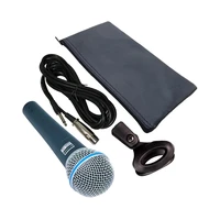 professional cardioid wired dynamic handheld microphone for shure high quality dj cardioid mic karaoke ktv stage show church