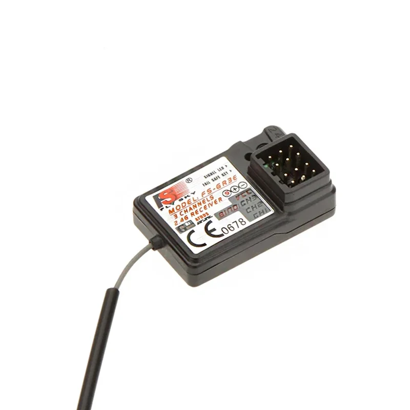 Фото Flysky FS-GR3E AFHDS 2.4G 3-канальный приемник для FS-GT2 FS-GT2B FS-GT3B FS-GT3C FZ-IT4S RC Автомобиль Лодка №1
