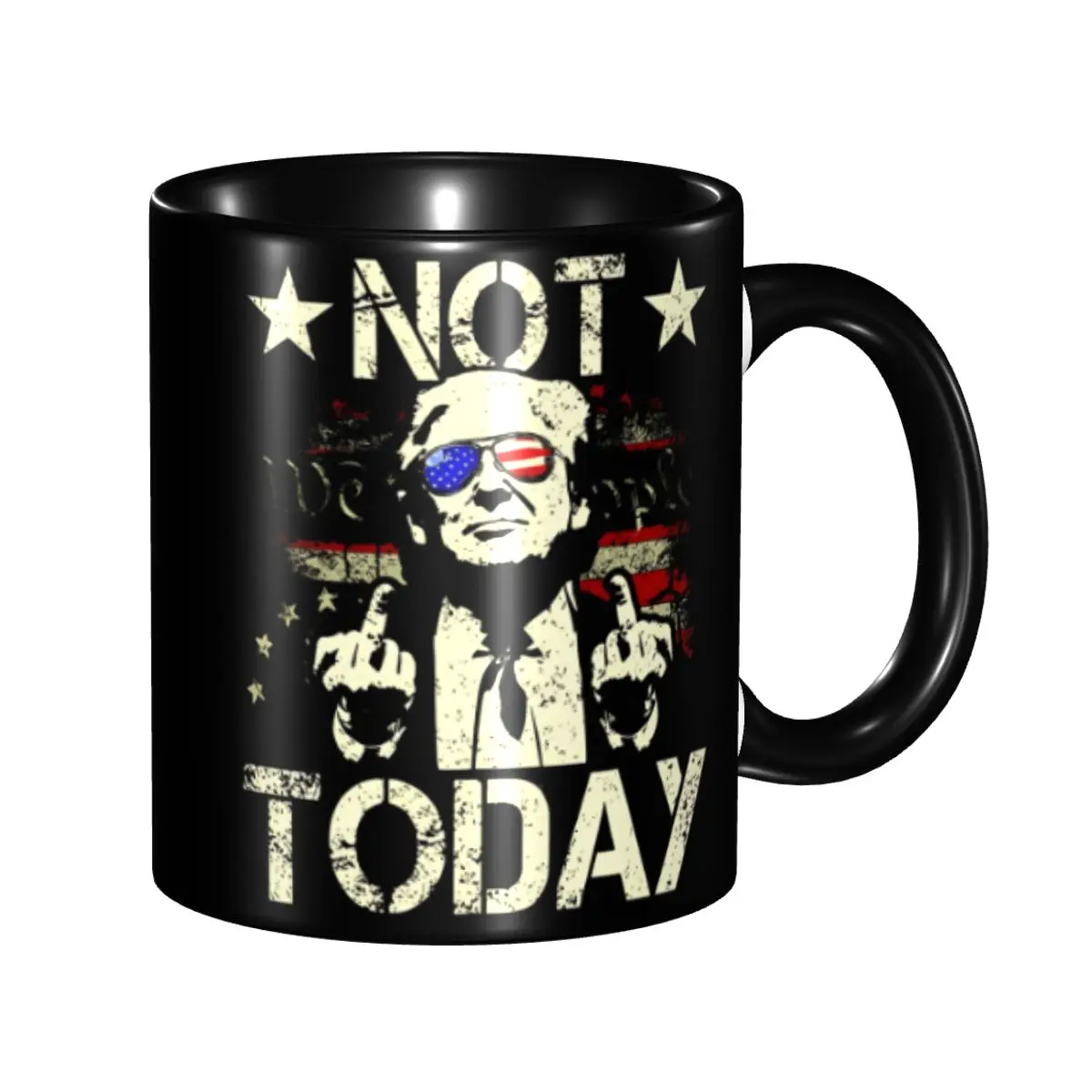 Убийца стрельба Трамп не сегодня кружки кавайный 2024 для президента кофейная