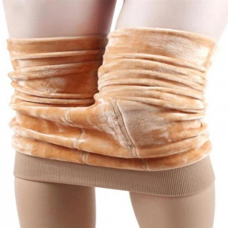 

Женские бархатные леггинсы CHRLEISURE, теплые облегающие леггинсы с высокой талией, зимние теплые леггинсы для девочек