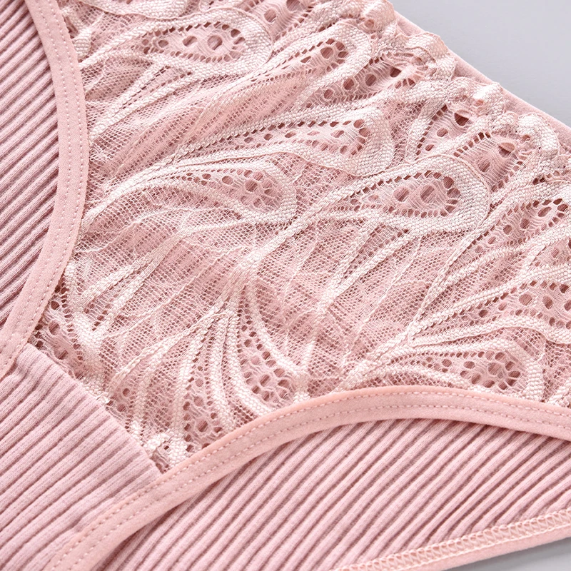 3 шт. женские кружевные трусики с лепестками