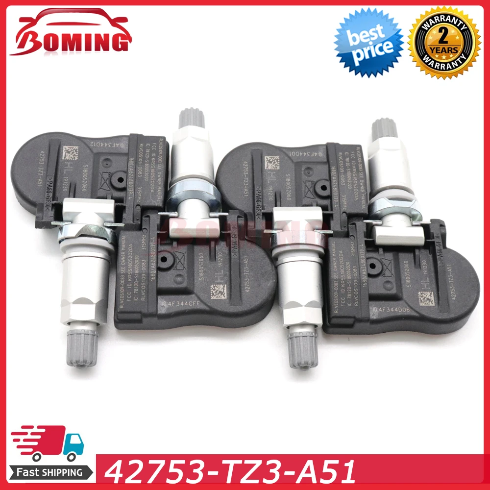 Автомобильный датчик давления в шинах TPMS 42753-TZ3-A51 для Acura Ilx Mdx Rdx Tlx 2014-2020 42753-TX4-A512-M1 315 МГц